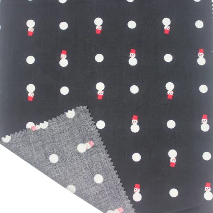 Custom design printed cotton modal spandex twill fabric