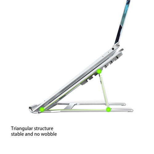 Soporte ajustable para computadora portátil, soporte ergonómico para computadora con elevador