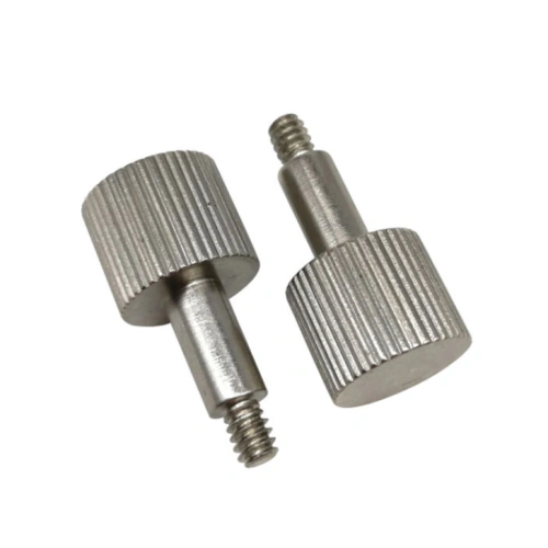 Uxcell Knurled Thumb Screws, M6x20mm Flat Brass Bolts Grip Knobs