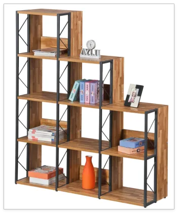 Staircase Style Storage Bookshelf