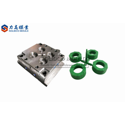 Factory design 4-cavity plastic PPR-nut pipe fitting mould