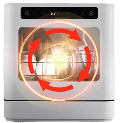 Fully Automatic Intelligent Dishwasher Machine