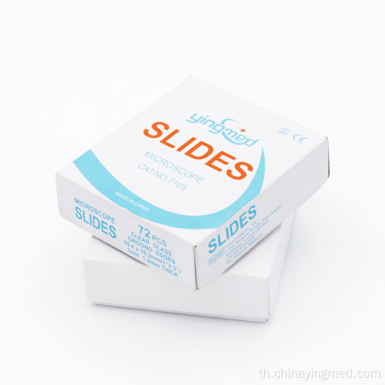 ห้องปฏิบัติการทางการแพทย์ใช้สไลด์กล้องจุลทรรศน์