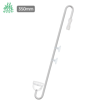 Wholesale 350mm Acrylic Bubble Counter with Stainless Steel Ceramic Plate Atomizer for Aquatic Plant Growth