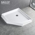 Base de douche à boîtier néo-angle en acrylique diamant SALLY ABS