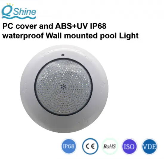 ABS UV multi color underwater led pool lights