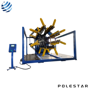 250mm HDPE pipe winding machine large diameter insulation plastic pipe coiler
