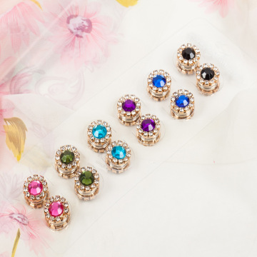 Muslim Multipurpose Rhinestone Magnetic Scarf Brooch
