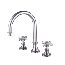 Arc Spout dengan Knobs Cross Basin Faucet