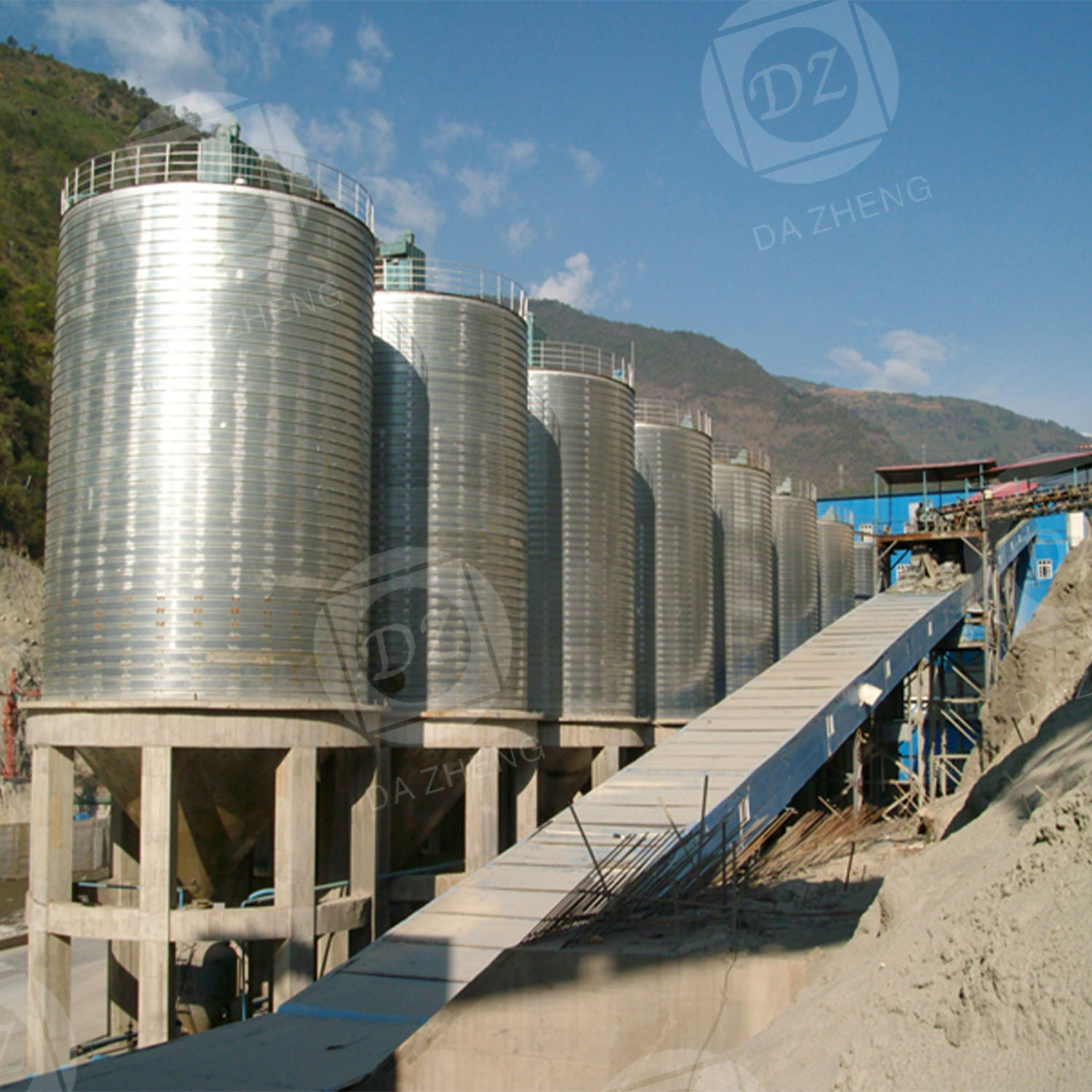 Environmental protection steel plate warehouse