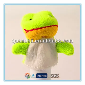Frog finger puppet toy for children
