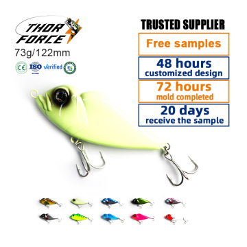 THORFORCE High Quality 122mm 73g Big Game Saltwater Tuna Grouper Pencil Vibration Lure