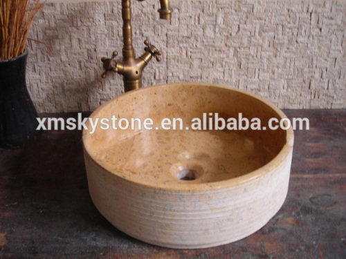 SKY-B228 Natural Stone Outdoor Hair Wash Basin Sinks