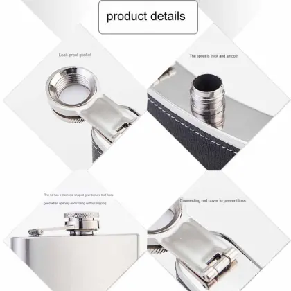 Jinsong Whisky Flask: Jameson & Jim Beam Inspired Hip Flask