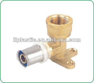Alibaba express most popular brass press fitting elbow for manifold pex-al-pex pipe