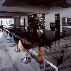 Corian Black Bar
