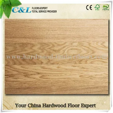 cheap oak wood floors with natural color for indoor use