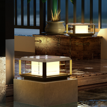 IP65 Waterproof Solar LED Fence and Gate Pillar Lamp