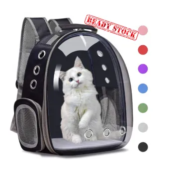 Airline-Approved Wholesale Pet Carrier Backpack: Transparent Space Capsule Design for Cats, Bubble Bubble Carrying Bag - Dropshipping Available