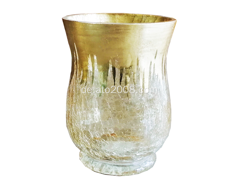 Hurricane Glas mit Goldfolie