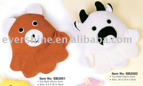 toy bath gloves