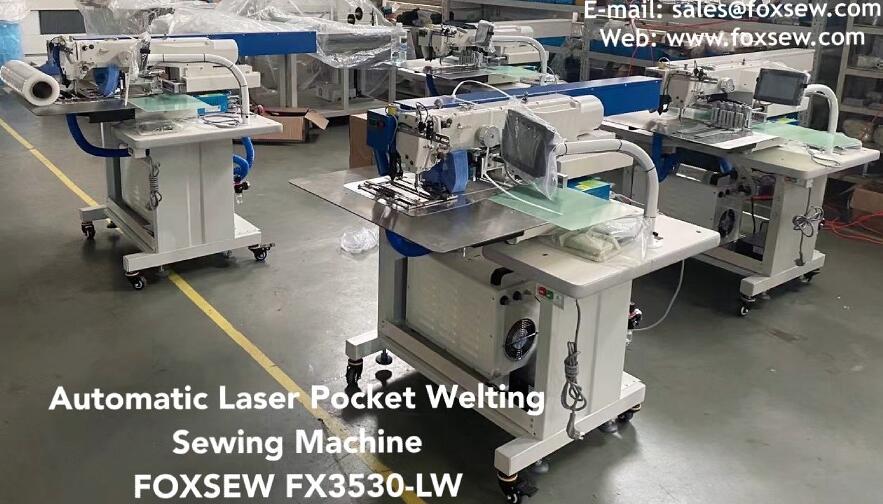 Automatic Laser Pocket Welting Sewing Machine FOXSEW FX3530-LW -7