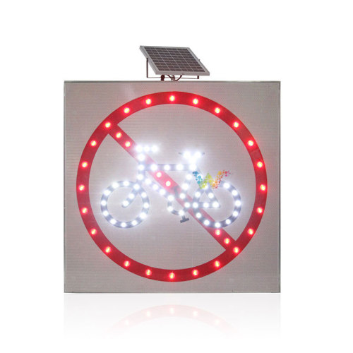 LED Aluminium dc12v solar traffic sign