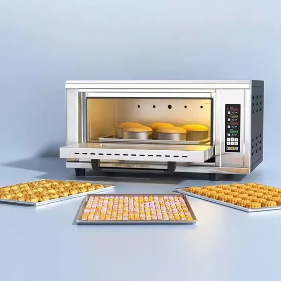 Double Deck Oven Baking Equipment Deck Oven Commercial Bakery Gas Oven 2 Deck