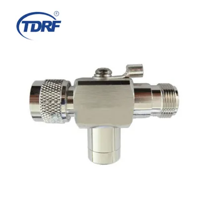 N Male to Female 1/4 Wave Length Surge Arrester 2300~6000MHz, 0~5800MHz