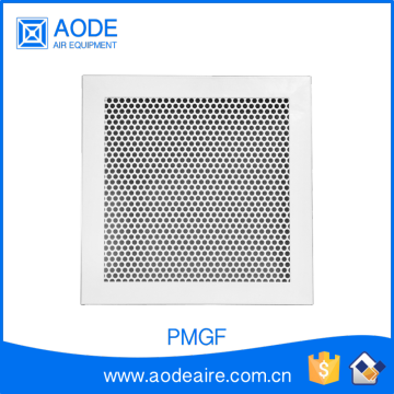 Aluminium ventilation grille with fixed core, PMGF Perforated Metal diffuser and air return grille                        
                                                Quality Choice