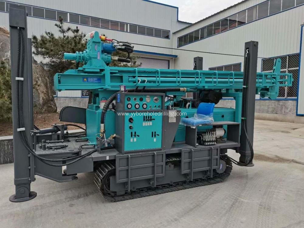 Small Borehole Drill Rig Machine 280 Meter Hydraulic