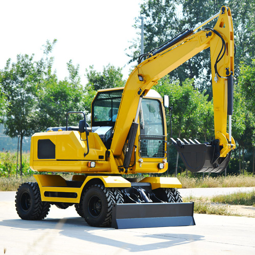 9Ton wheel excavator, excavator for excavation