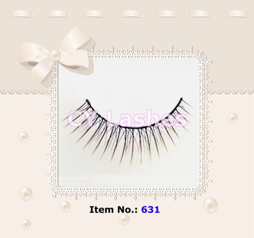 Hand Crafted False Eyelashes /Finely Crafted Lashes /Safe Material - Synthetic Fiber /High Quality- Japanese Standard /Strict Inspection #631