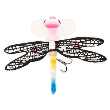 Topwater Dragonfly Dry Fly - 6g 75mm Trout Popper Lure for Trolling