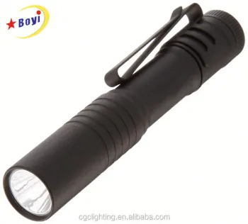 Rechargeable MicroStream Ultra-Compact Aluminum Flashlight with AAA Alkaline Battery: Bright Light in a Tiny Package