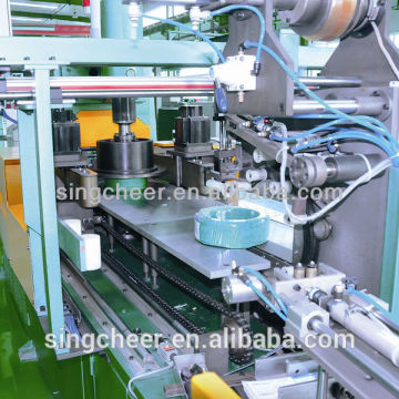 Auto coiler for rewinding line