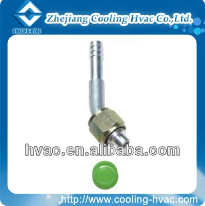 45degree Female O-Ring auto air conditioner aluminum fitting