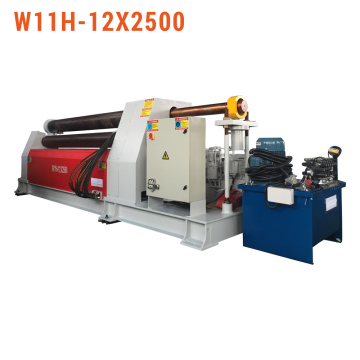 W11H-12X2500 mesin rolling plat hidraulik automatik