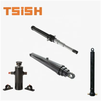 Long Stroke Single Acting Hydraulic Telescopic Cylinders for 30 Ton Hino Dump Trucks: Brands Including Prince Anthony, Peabody, Galion, Johnson, and Ward