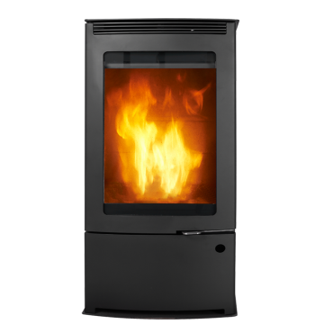 Indoor Black Cast Iron Wood Burning Stove Fireplace Bedroom Set
