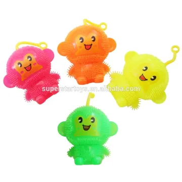 3160718-7--toy rubber balls/funny monkey toys/LED yoyo ball