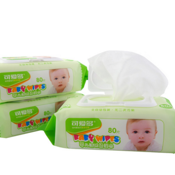 Tisu basah pembersihan semulajadi organik untuk bayi
