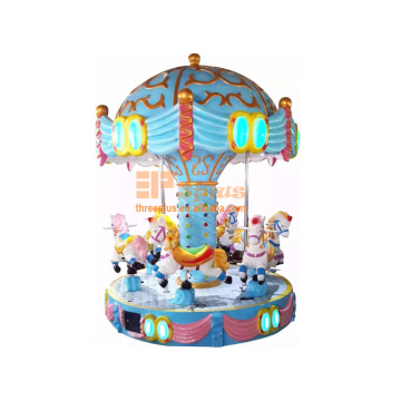 6-Seat Children's Amusement Park Carousel Equipment