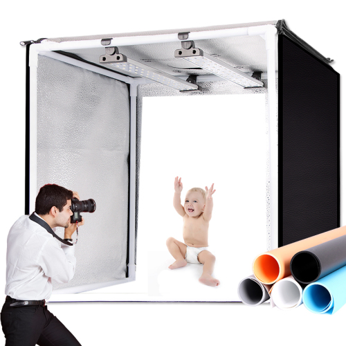 Kit de tenda de tiro fotográfico com caixa de luz