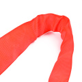 5 Ton Capacity 5M Or OEM Length Lifting Cheap Price 5T Round Sling Belt Red Color Safety Factor 8:1 7:1