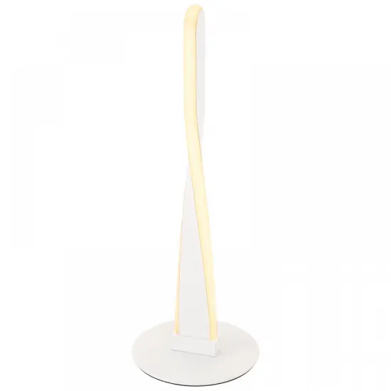 Small Spiral LED Table Lamp for Nightstand