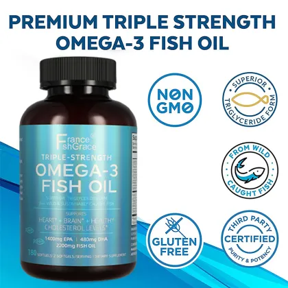 Omega 3 Fish Oil Support Brain Health Skin