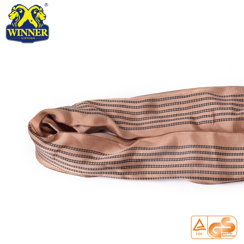 Heavy Duty Polyester WLL 6 Ton Polyester Round Sling