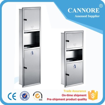 Porta di carta da toilette in metallo ad incasso