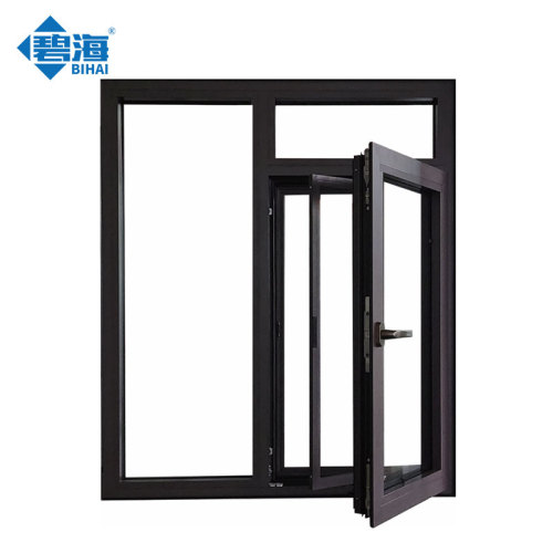 Janela corta-fogo dupla com abertura para dentro